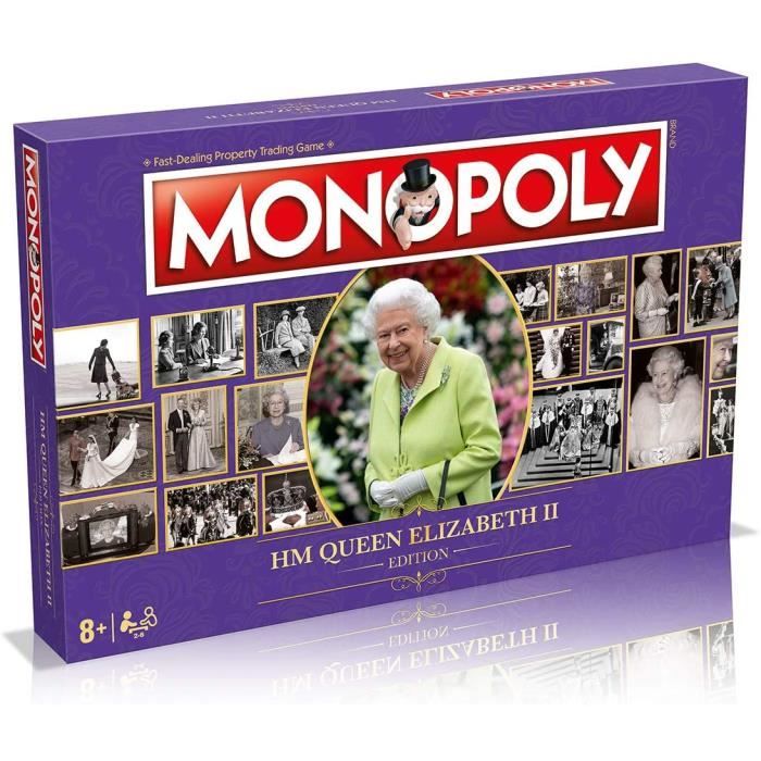 Hm Queen Elizabeth II Monopoly Jeu de Société