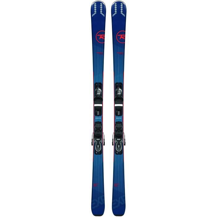 Pack Ski Rossignol Experience 74 + Fixations Xp 10 B83 Homme Bleu