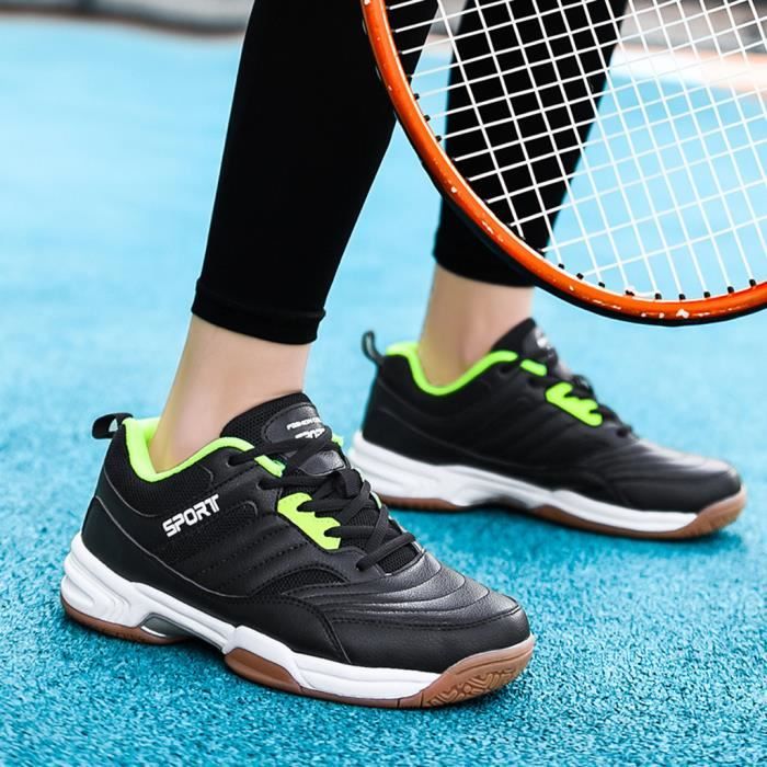 Chaussures de tennis en plein air respirantes antidérapantes et tendance pour hommes Noir