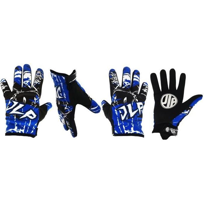 GANTS MOTO CROSS QUAD VTT BMX bleu JLP RACING
