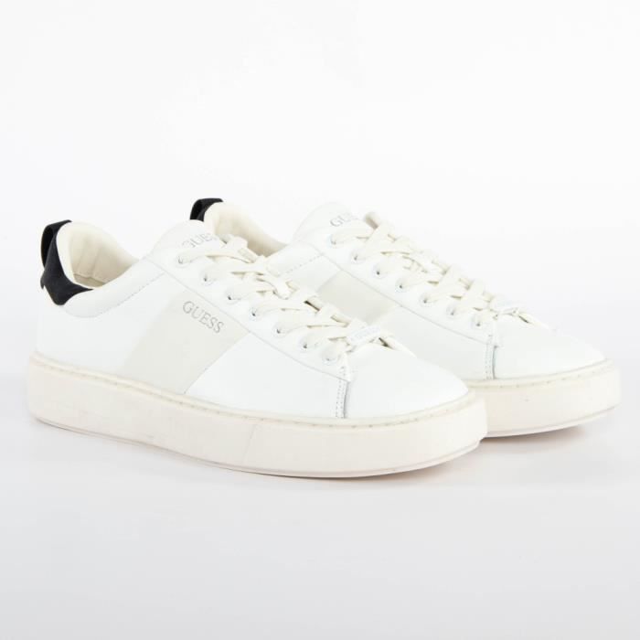Basket Guess Vice lea Blanc Homme