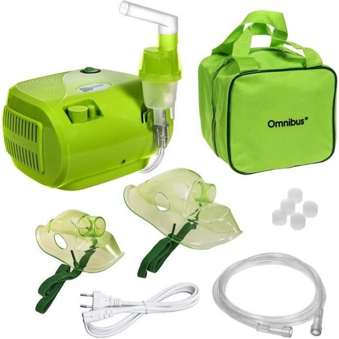 Inhalateur pour les enfants, les adolescents et les adultes vert Omnibus BR-CN116B