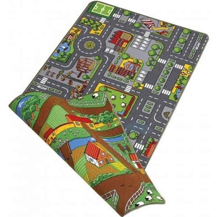 tapis de jeu Duoplay 2-en-1 67 x 100 cm