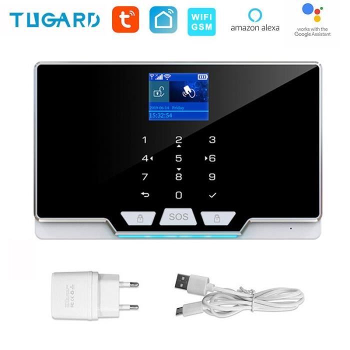 RUMOCOVO® Système d'alarme de sécurité domestique sans fil, wi-fi, Gsm, contrôle des applications,anti-cambriolage version 9