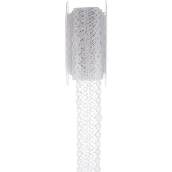 Ruban dentelle blanc 20mm (x3m) REF/5554