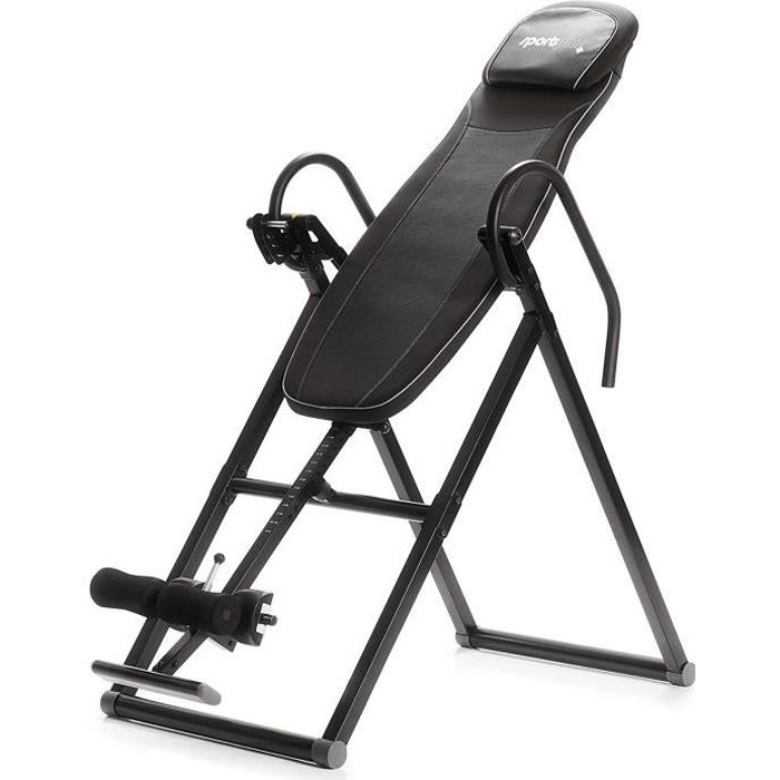 Table d'inversion/Gravity Trainer - SportPlus, avec système Perfect Balance - Poids de l'utilisateur max 135kgs - Taille max 199cm