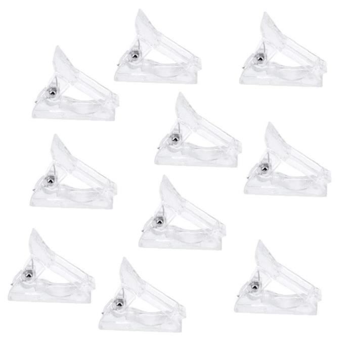 Pinces de constructeur de rallonge à ongles 10pcs, clips de pointe pour clips à ongles à bâtiment rapide, clips de pince à ongles tr