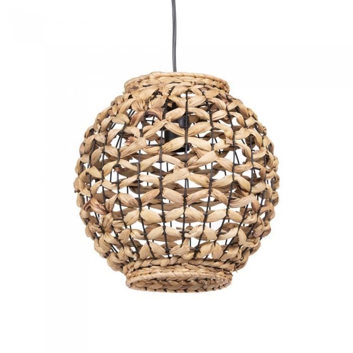 Suspension Boule en fibres naturelles 31 cm NEURE NEUTRE