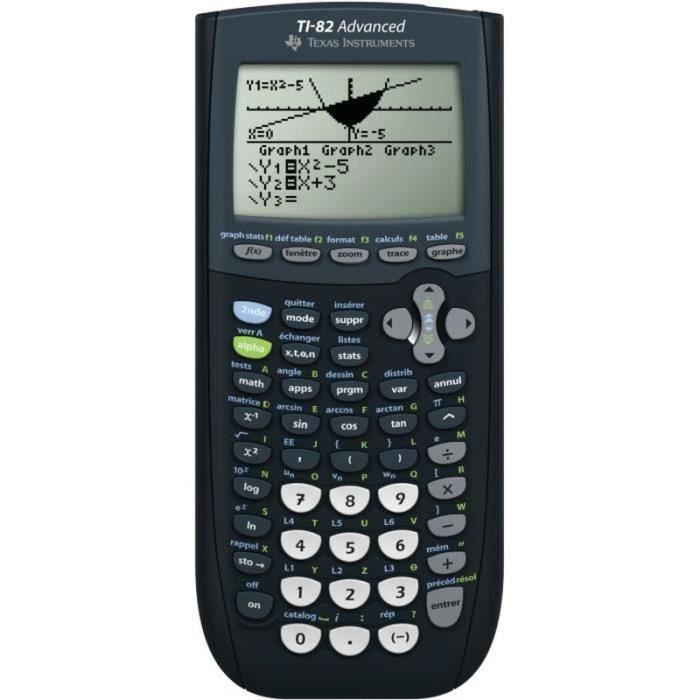 CALCULATRICE TEXAS INSTRUMENTS - Calculatrice - TI-82 Calculatrice scientifique Advanced