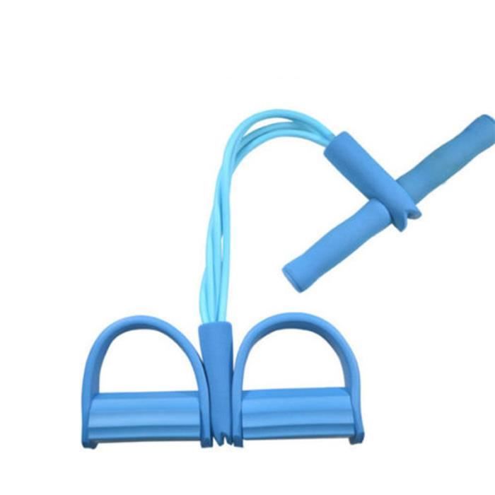 Bande De RéSistance éLastique 1 PC Bleu Bodybuilding Expander ÉLastique Bande De RéSistance Yoga ÉQuipement De Sport Taille Bras Jam