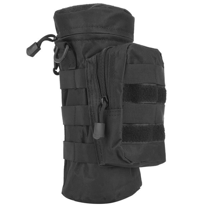 pochette pour bouteille d'eau Bottle Pouch Holder Military Molle Kettle Bag Camping Randonnée