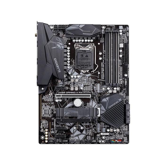 Carte mère GIGABYTE Z490 GAMING X AX Intel Z490 Socket LGA1200 4xDDR4 SDRAM 128GB ATX - Gigabyte