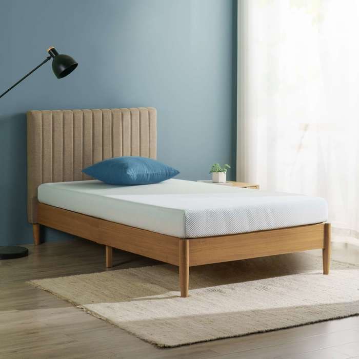 Matelas Hybride Zinus 90x190x13 Cm - Mousse Mémoire MyGel Hypoallergénique - Soutien Ergonomique, Haute Résilience - Garantie 10 Ans