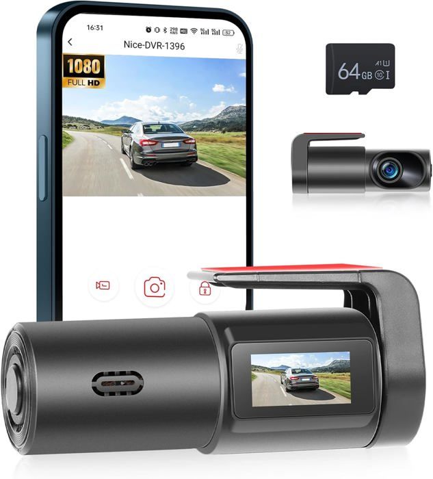 Dashcam 1080P Fhd Caméra De Voiture Écran 3 Pouces Caméra Embarquée Voiture, Grand Angle 170°, G