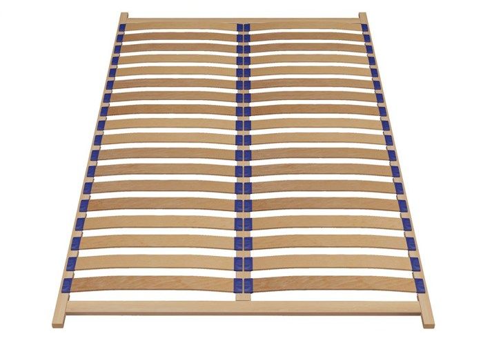 Cadre de lit - SONOMA - 160x200 cm - Bois massif - 36 lattes - 2 places