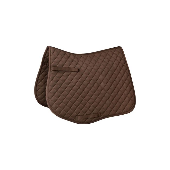 Comparer les prix de Tapis de selle pour cheval Saxon Defiant - Marron - Poney