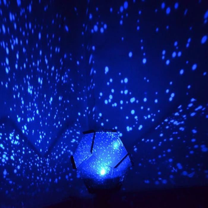 DIY Romantique Fantaisie Etoiles Ciel Nuit Lampe Projecteur Chambre Décoration - Lumière Bleu