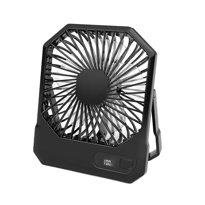 Ventilateur - HANDEIU - Portable Rechargeable - 3 Vitesses - Silencieux - Pliable - Handeiu