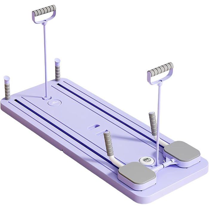 Planche De Fitness Multifonctionnelle Pliable - Slide Machine Exercice - Violet