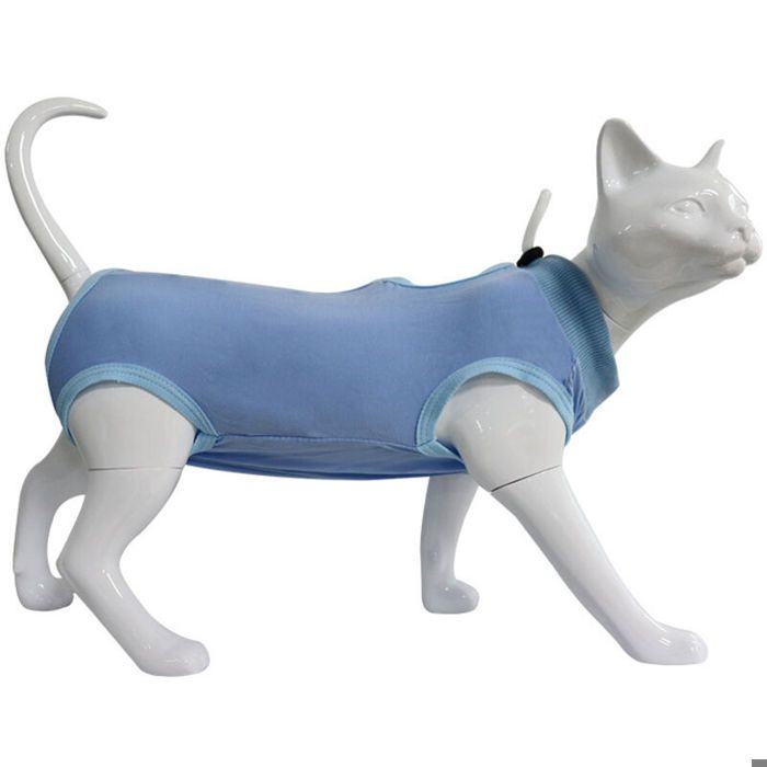 Combinaison post-opératoire chat – vêtement chirurgie abdominale – pyjama récupération
