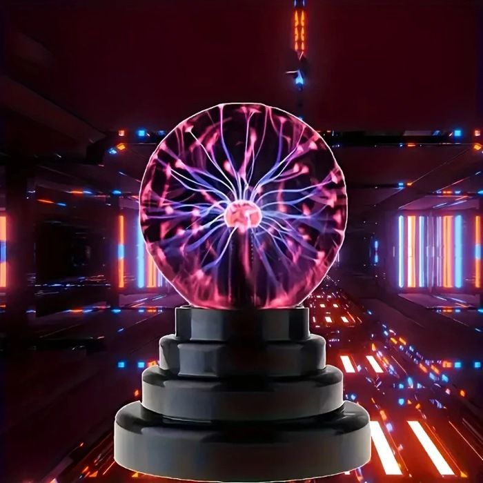 Lampe de Nuit à Contrôle Tactile Plasma Idéale pour Chambres Salons et Décoration des Salles Gaming Alimentée par USB