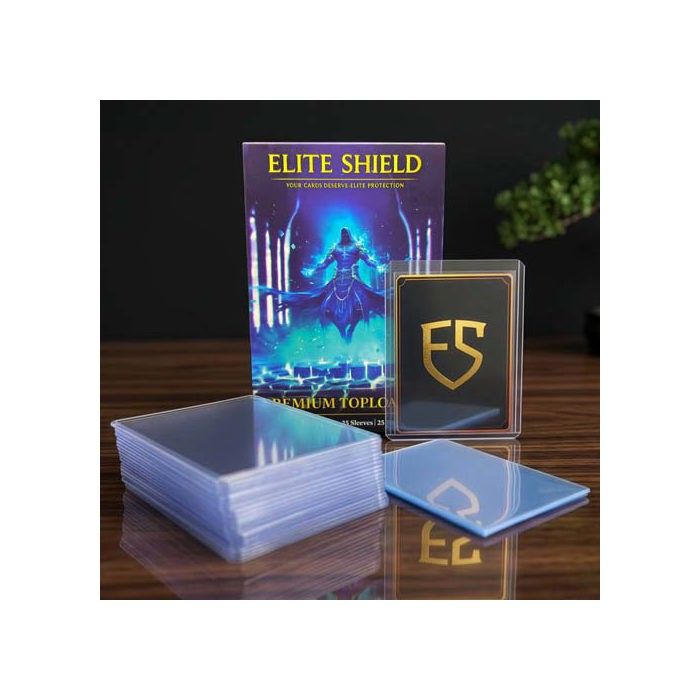 Elite Shield - x25 Premium Toploader + x25 sleeves Premium