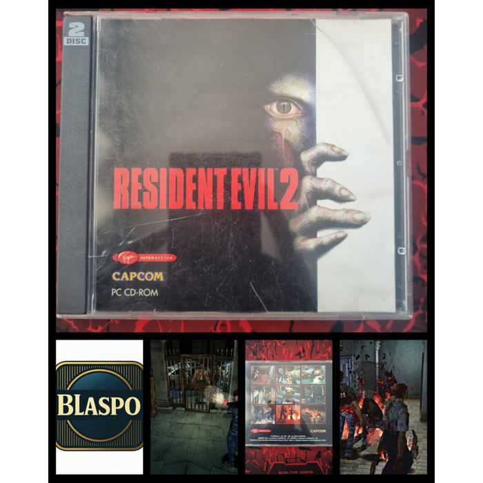 Jeu PC Resident Evil 2 – Survival Horror Capcom Version 2 Cd-Rom