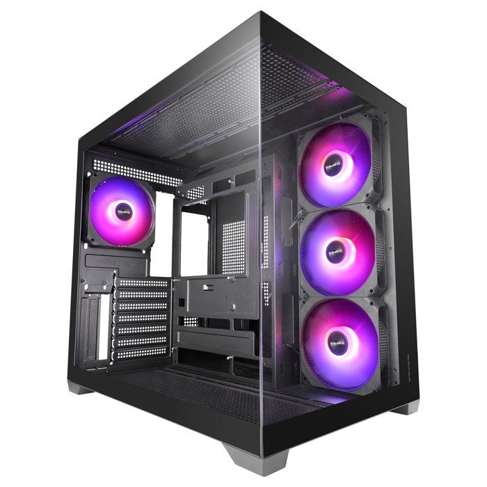 Boîtier PC - MARS GAMING - MCV5 - ATX - Verre trempé panoramique - 4x ventilateurs ARGB 120 mm