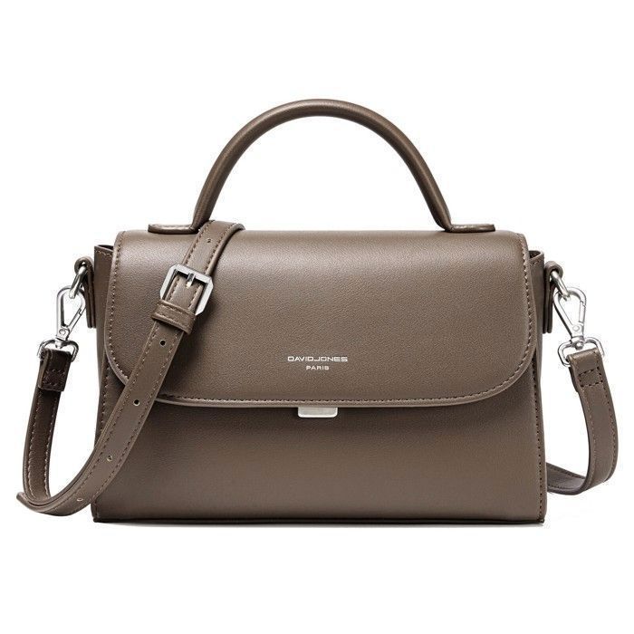 David Jones - Sac Bandoulière à Rabat Cuir PU Femme - Marron