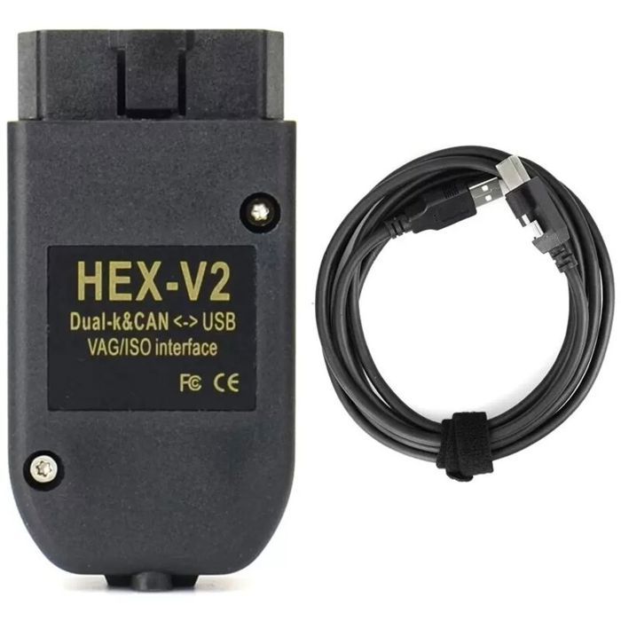 Interface de Diagnostic VCDS HEX-V2 pour Audi Volkswagen Seat Skoda Système de Diagnostic et Programmation Complet avec -Alove
