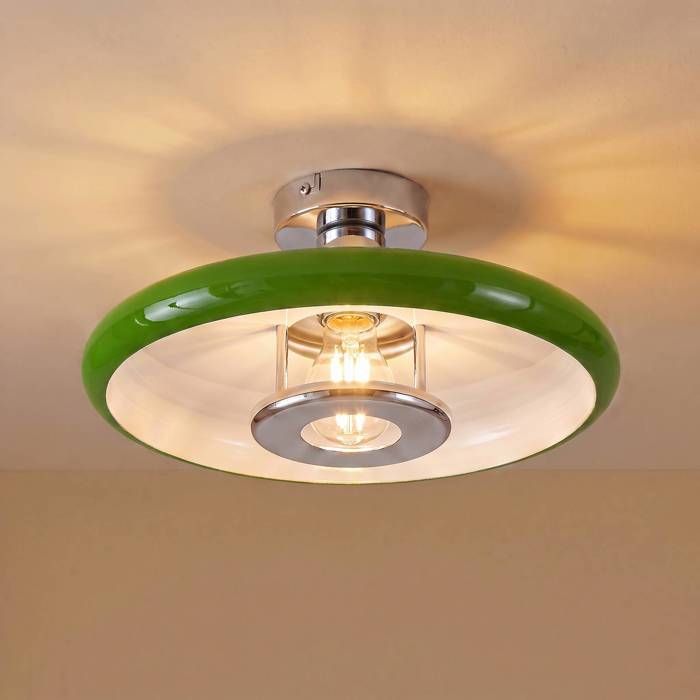 Plafonnier - Lindby - lampe de plafond - - vert