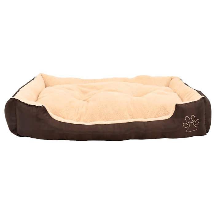 Soldes d’automneBrun Panier Confort Apaisant - Lit chaud pour chiens - avec coussin rembourré Taille S 4537632815983 Soldes d’automneBrun Panier Confort Apaisant - Lit chaud pour chiens - avec coussin rembourré Taille S 4537632815983