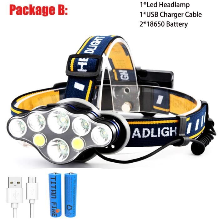 Trliradyn Rechargeable Flashlight – 6000 Lumens, Zoomable, 6 Modes With UV Light, USB-C, IP6 Waterproof Tactical Light