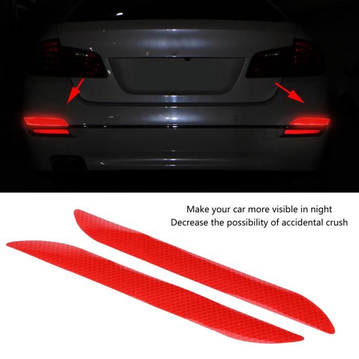 Autocollant Réfléchissant Rouge Format A4 - 3 Feuilles | Découpe Libre Pour Casque, Vélo, Moto Et Signalisation