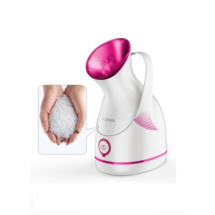 konka vapeur visage sauna facial et inhalateur nettoyage points noirs et acne compatible huiles essentielles cdiscount electromenager