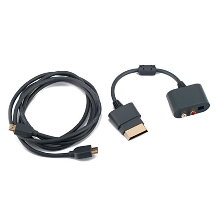 Subway audio optique adaptateur pour Xbox 360 HDMI + Audio Dongle & Cable Cdiscount Informatique