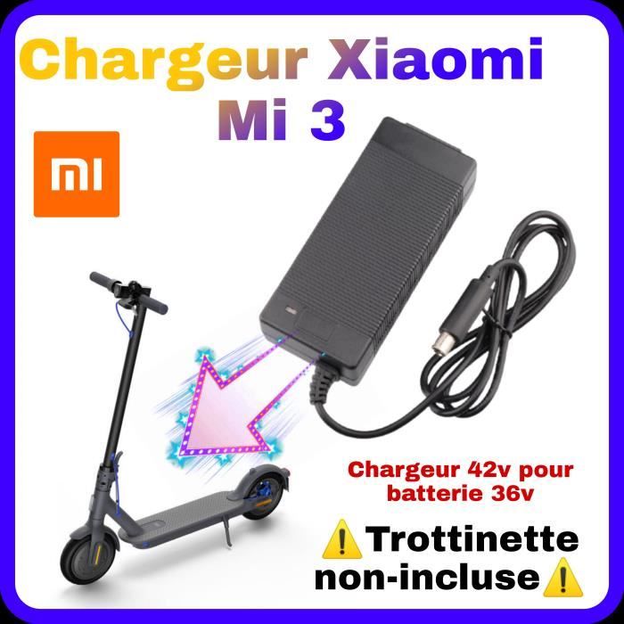Chargeur Trottinette Xiaomi M365 Pro Mi Pro 2 Mi 3 Mi 1S Essential Noir -  Chargeurs USB - Chargeurs - Connectiques Smartphone - Matériel Informatique  High Tech