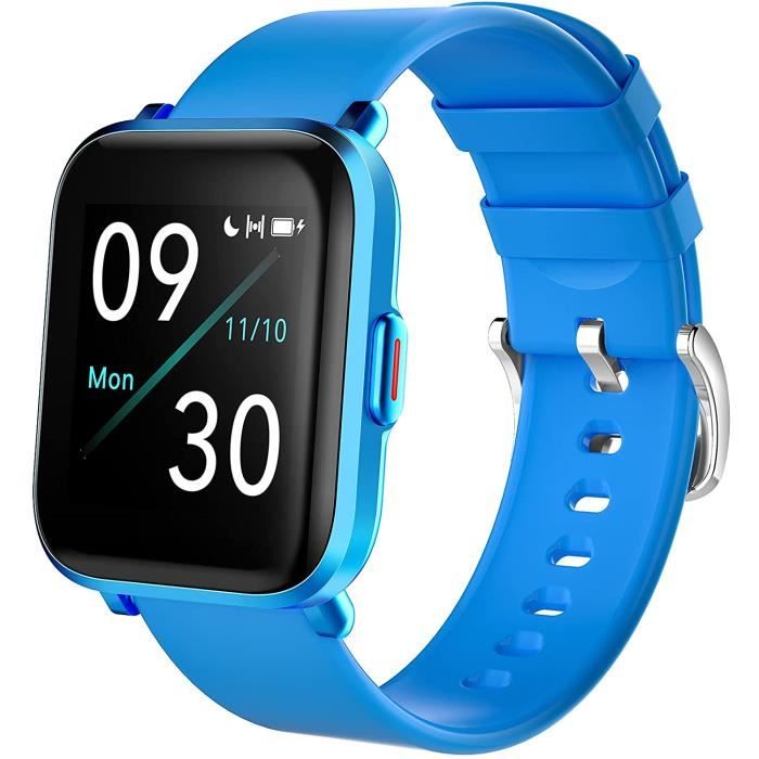 Montre connectée bleue clearance