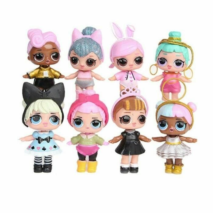 Poup e 8pcs Lol Surprise Myst re No l Jouet opp Cdiscount Jeux