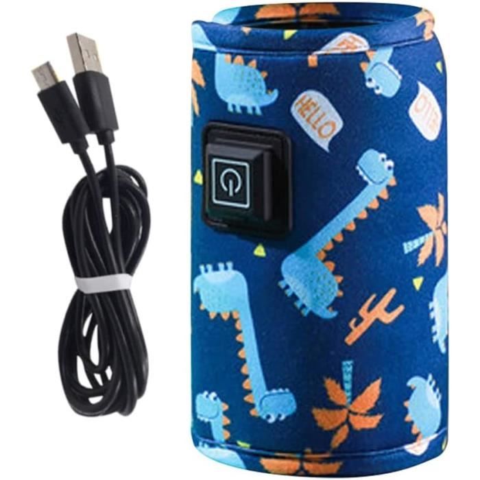 Chauffe Biberon Portable USB Avec 6 Températures Réglables - Idéal Voyage Et Maison