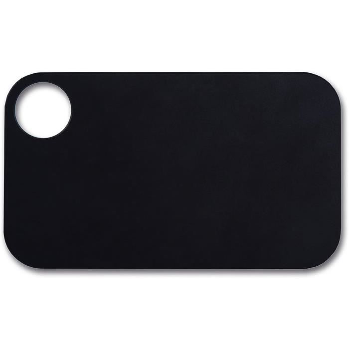 Planche à Découper Arcos 38x28 Cm - Antibactérienne, Résistante Chaleur, Lave-vaisselle - Noire