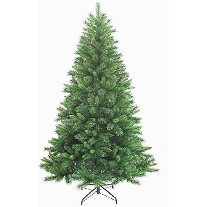 Sapin De Noël Artificiel Vert De 2,1 M, 1000 Pointes, Facile À