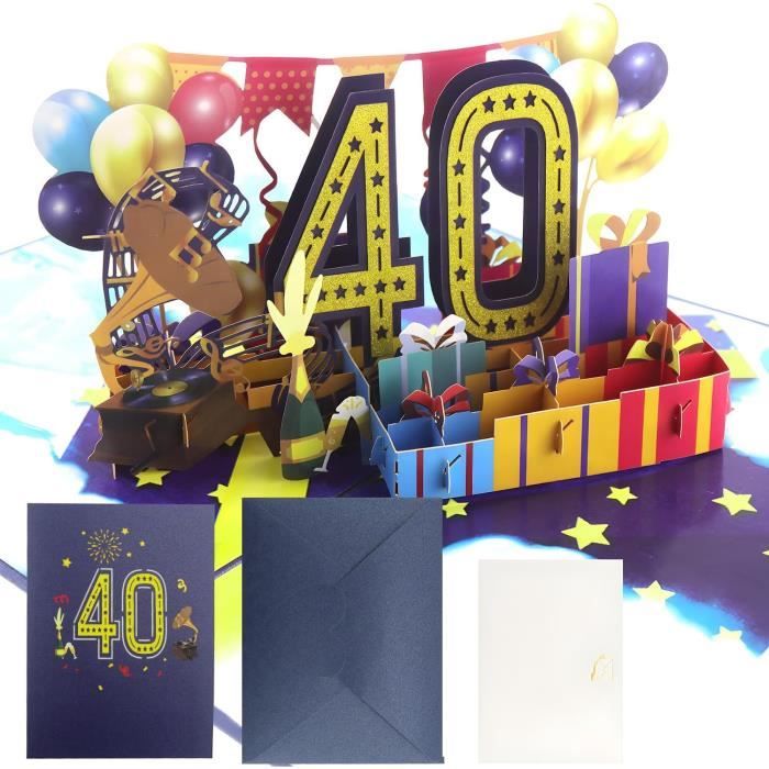 Joyeux Anniversaire Cadeau Cartes Pop Up 3d Carte D'anniversaire Pour Fille Enfants Fem En Ance Champagne Humour