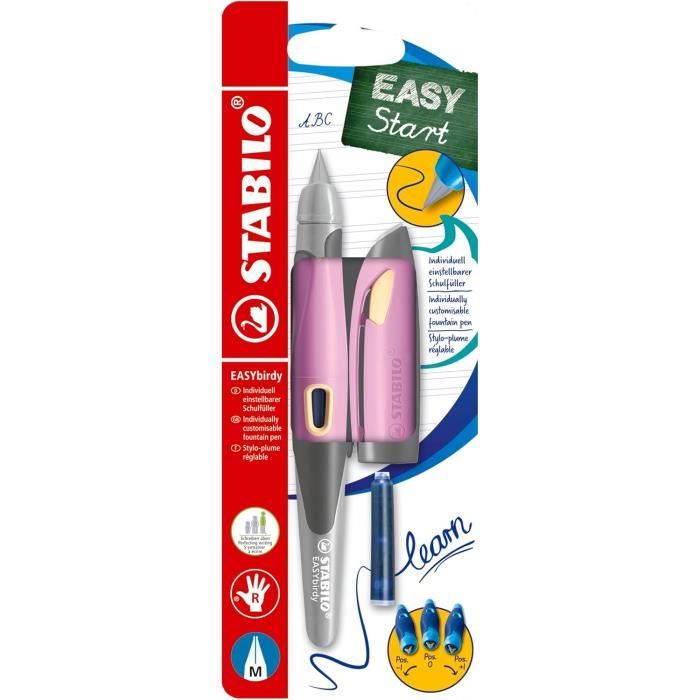 Stylo Plume Gaucher Enfant STABILO Stylo Plume EASYbirdy 3D DreamWorld L, Bleu, A Stylo Plume Enfant Gaucher Stylo Plume Gaucher Enfant STABILO Stylo Plume EASYbirdy 3D DreamWorld L, Bleu, A Stylo Plume Enfant Gaucher