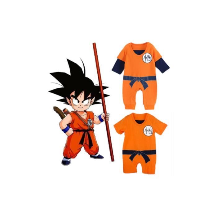 Barboteuse Deguisement Sangoku Dragon Ball Z Bebes 18 24 Mois Manches Longues Cdiscount Jeux Jouets