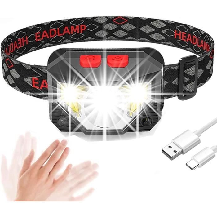 Ampoules De Phares à LED - Mini Lampe Frontale à Détecteur De Mouvement Ultra Lumineuse Pour Exterieur 94372282