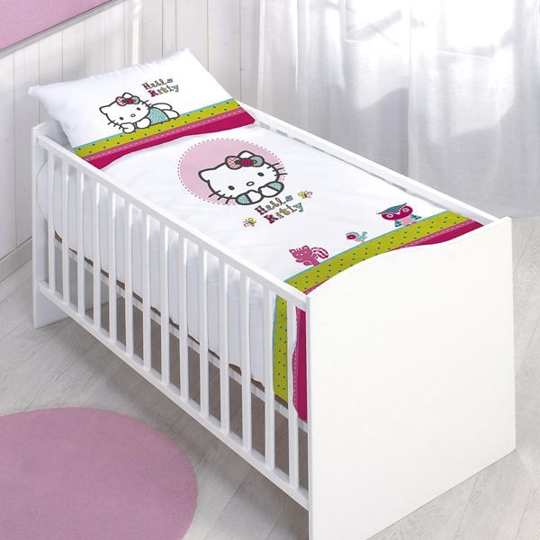 Parure de lit HELLO KITTY : Achat occasion | Parures de lit Sanrio Rose