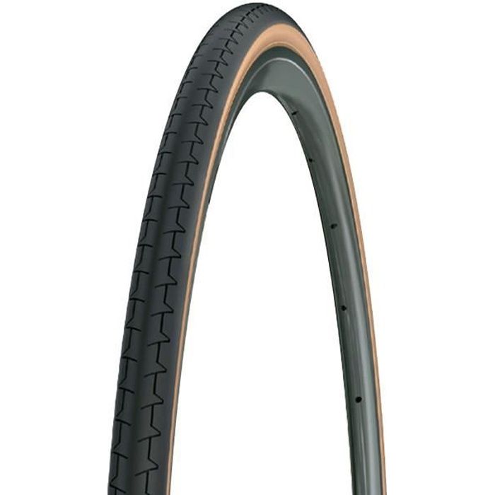 Pneu vélo route Michelin Dynamic Classic Access Line - 700x25C (25-622) - Noir beige - Tubetype