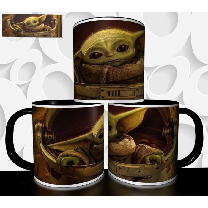 Mug Café Star Wars Maître Yoda - Céramique, 325 Ml, Personnalisé, Neuf Dans Sa Boîte
