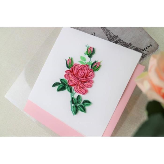 Carte De Vœux 3d Quilling Papier Roule Faite A La Main Quilled Handmake Motif Fleur Rose Rose Anniversaire Bonne Annee Mariage Achat Vente Carte Correspondance Carte De Vœux 3d Quilling Cdiscount Carte De Vœux 3d Quilling Papier Roule Faite A La Main Quilled Handmake Motif Fleur Rose Rose Anniversaire Bonne Annee Mariage Achat Vente Carte Correspondance Carte De Vœux 3d Quilling Cdiscount